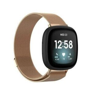 THE POSH TECH Mesh Replacement Band For Fitbit  in Rose Gold Size S MSRP $20 NWT